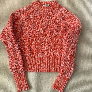 Cropped pink and reddish pink Boden sweater size small, excellent condition